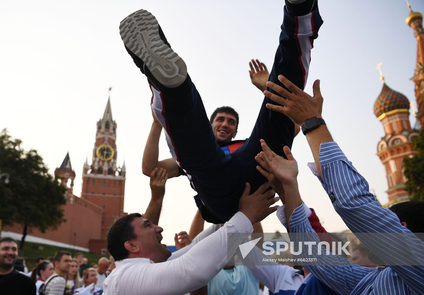 Russia Olympics 2020 Medalists Honoring