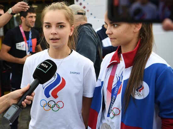 Russia Olympics 2020 Medalists Honoring