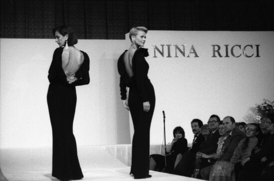 Nina Ricci fashion show in Moscow