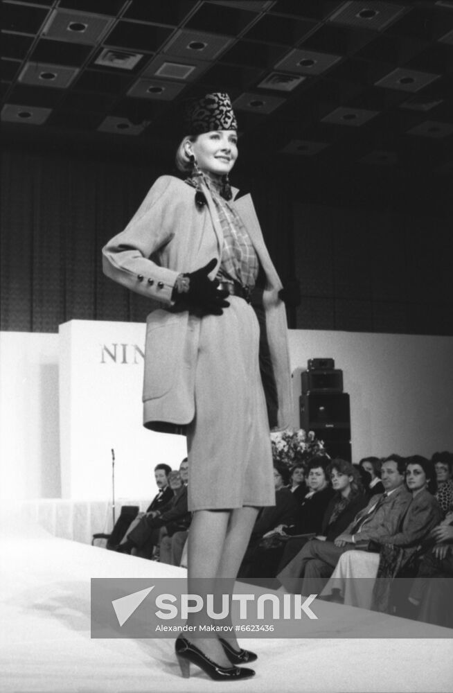 Nina Ricci fashion show in Moscow