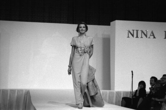 Nina Ricci fashion show in Moscow