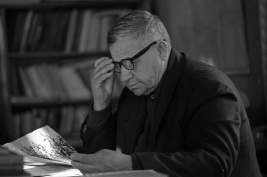 Chair of 40 Let Oktyabrya Collective Farm Nikolai Golovatsky