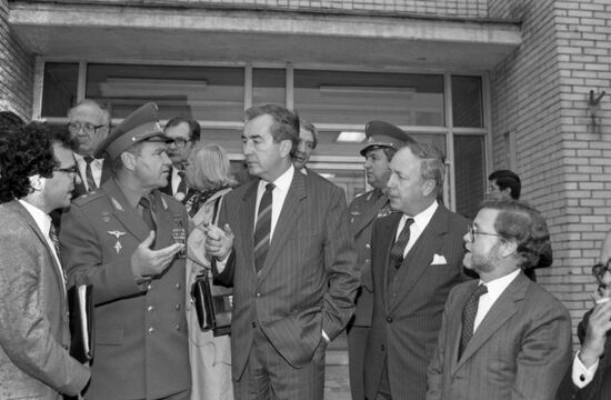 Vice Chancellor, Foreign Minister of Austria Alois Mock visits USSR