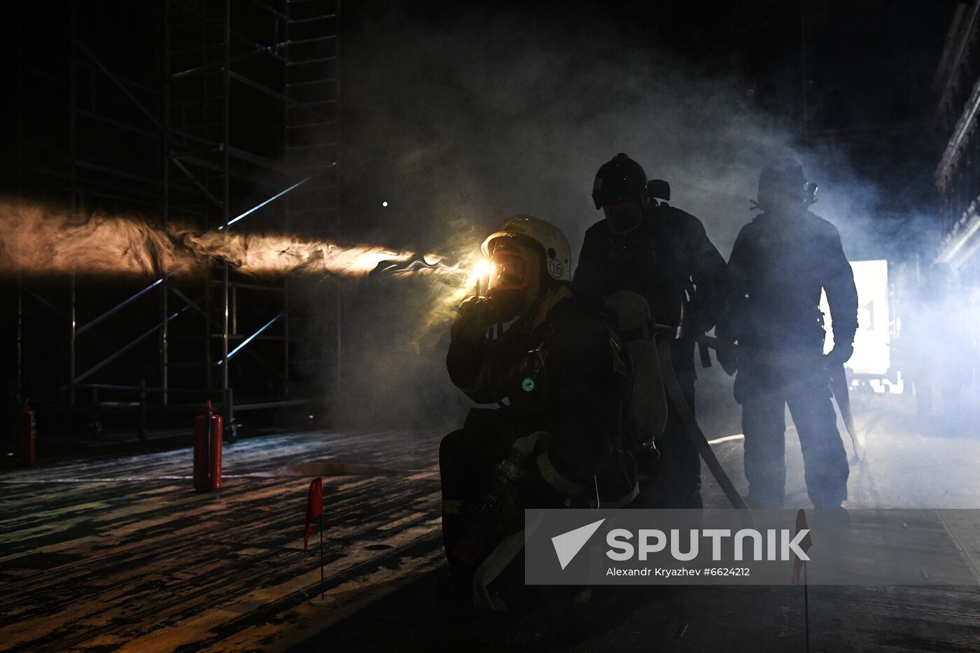 Russia Opera Theatre Firefighting Drills