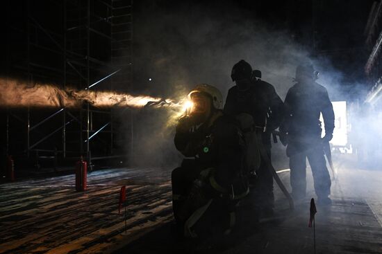 Russia Opera Theatre Firefighting Drills
