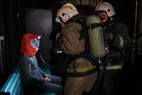 Russia Opera Theatre Firefighting Drills
