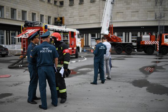 Russia Opera Theatre Firefighting Drills