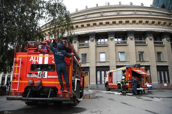 Russia Opera Theatre Firefighting Drills