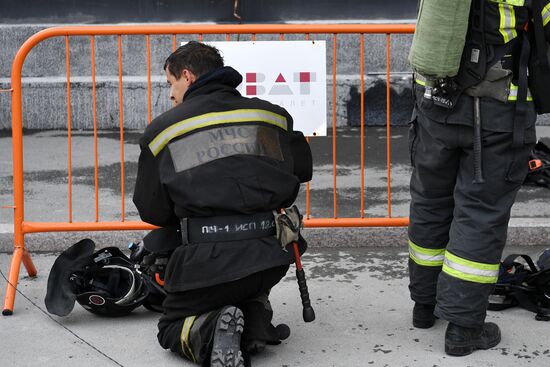 Russia Opera Theatre Firefighting Drills