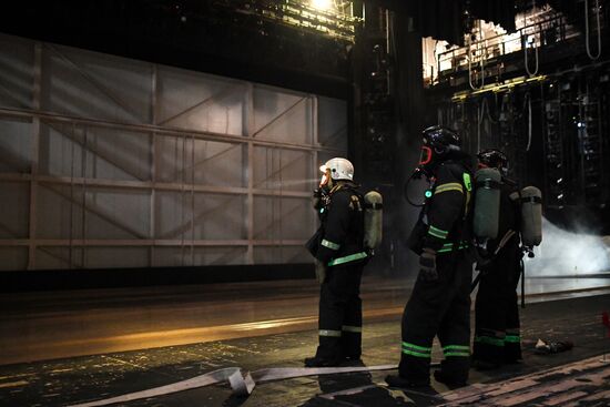 Russia Opera Theatre Firefighting Drills