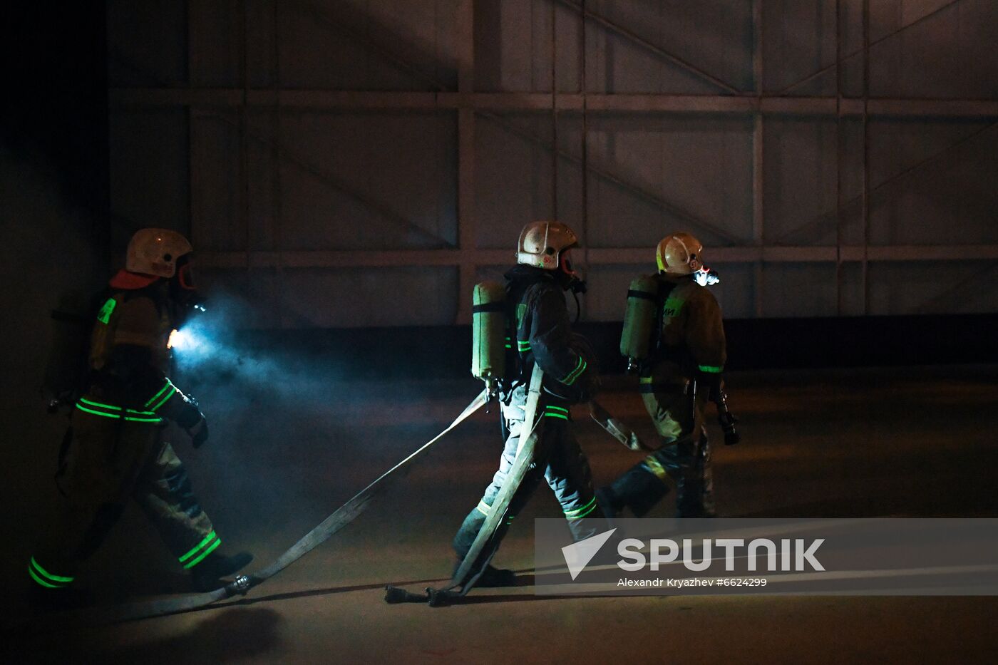 Russia Opera Theatre Firefighting Drills