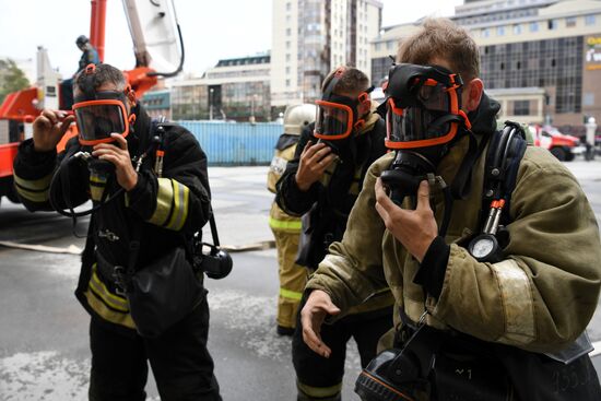 Russia Opera Theatre Firefighting Drills