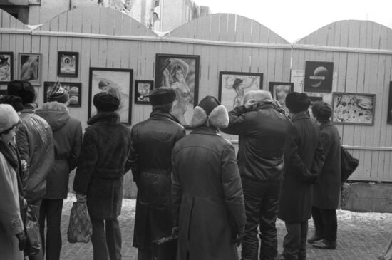 Contemporary art on Arbat