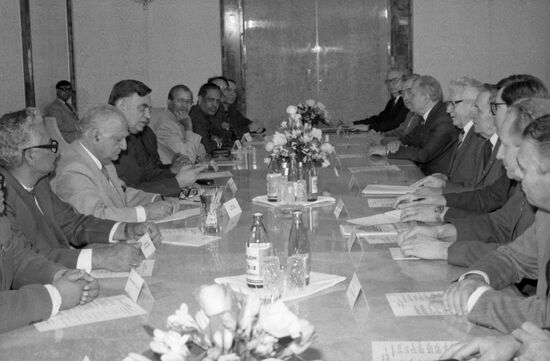 Indian delegation's visit to USSR
