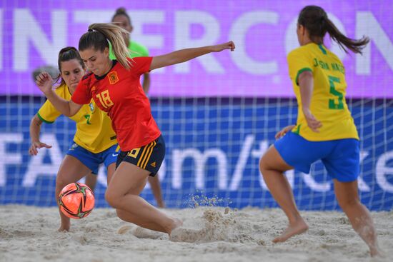 Russia Beach Soccer Women Intercontinental Cup Spain - Brazil