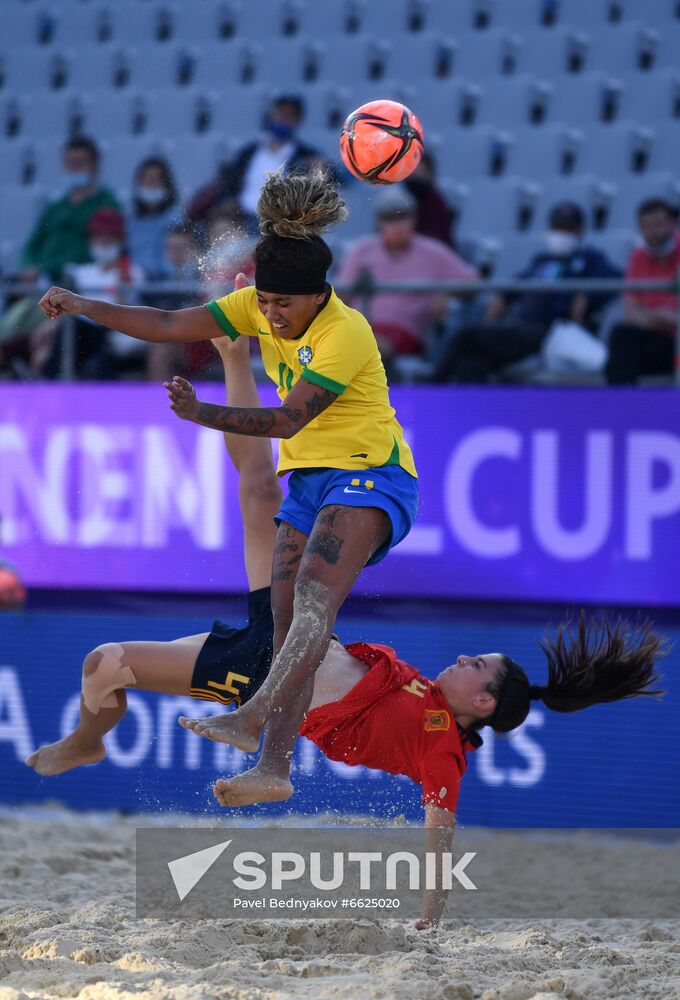 Russia Beach Soccer Women Intercontinental Cup Spain - Brazil