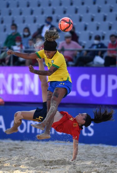 Russia Beach Soccer Women Intercontinental Cup Spain - Brazil