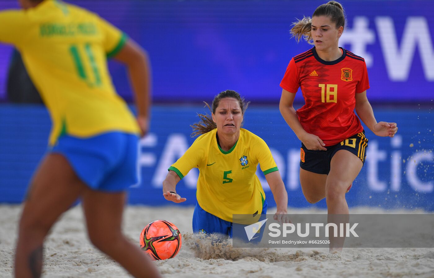 Russia Beach Soccer Women Intercontinental Cup Spain - Brazil