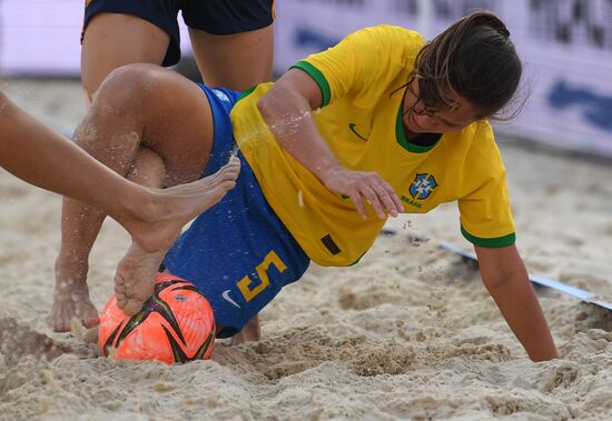 Russia Beach Soccer Women Intercontinental Cup Spain - Brazil