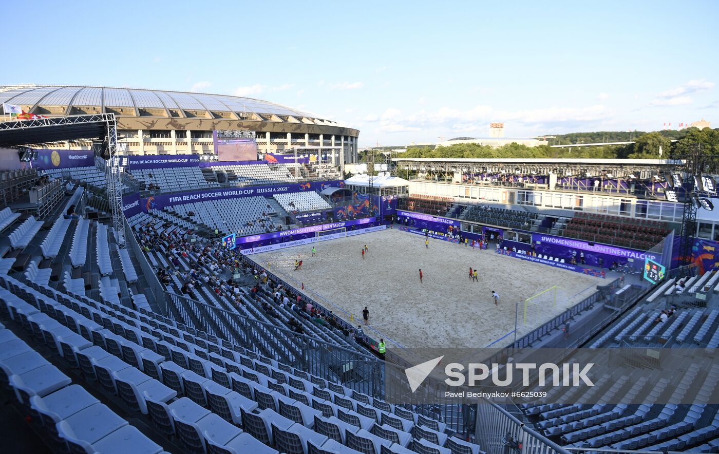 Russia Beach Soccer Women Intercontinental Cup Spain - Brazil