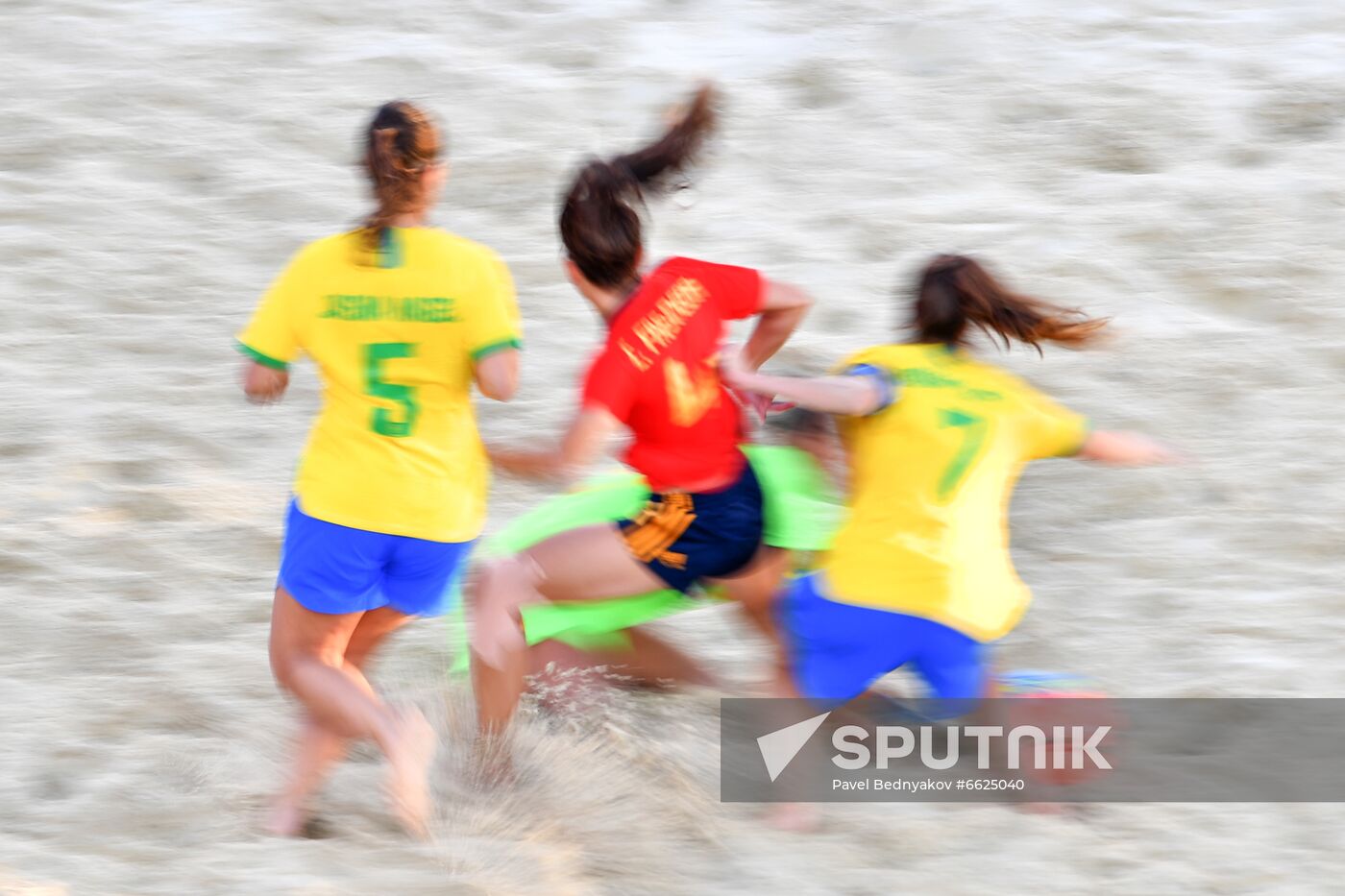 Russia Beach Soccer Women Intercontinental Cup Spain - Brazil