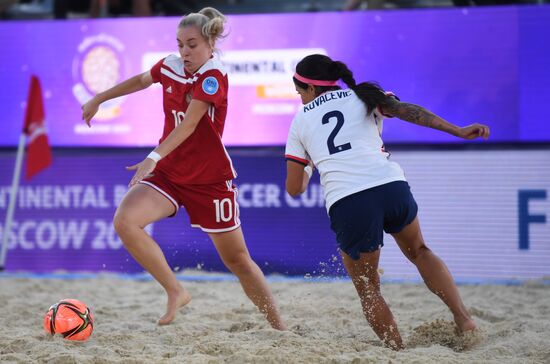 Russia Beach Soccer Women Intercontinental Cup Russia - US