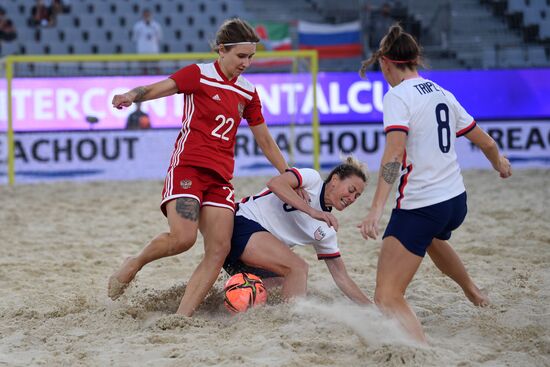 Russia Beach Soccer Women Intercontinental Cup Russia - US