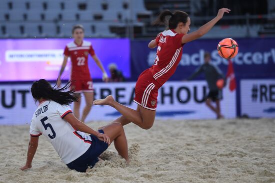 Russia Beach Soccer Women Intercontinental Cup Russia - US