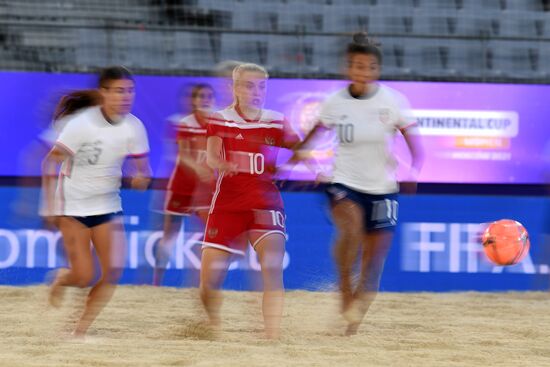 Russia Beach Soccer Women Intercontinental Cup Russia - US