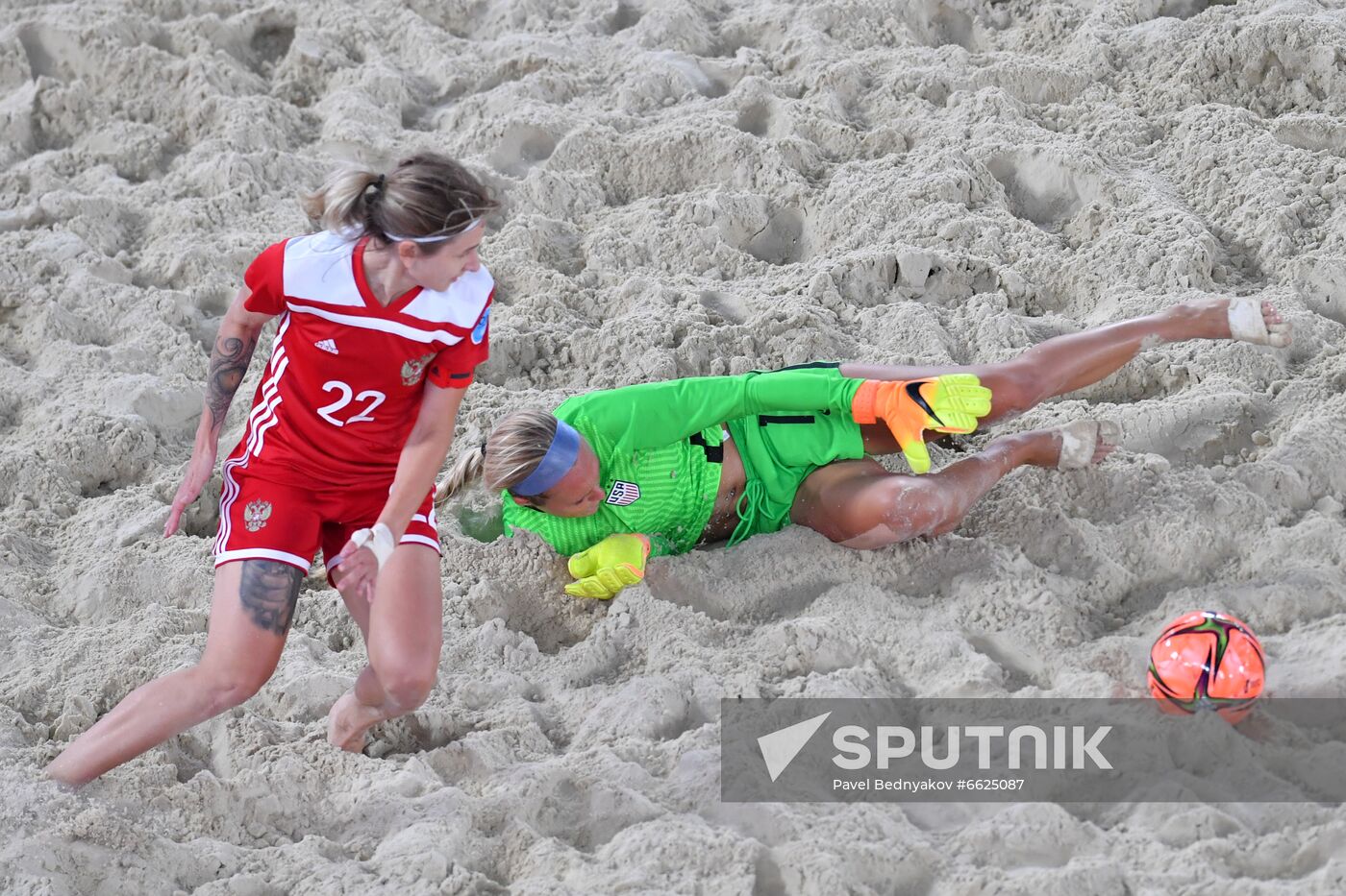 Russia Beach Soccer Women Intercontinental Cup Russia - US