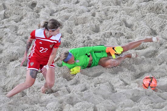 Russia Beach Soccer Women Intercontinental Cup Russia - US