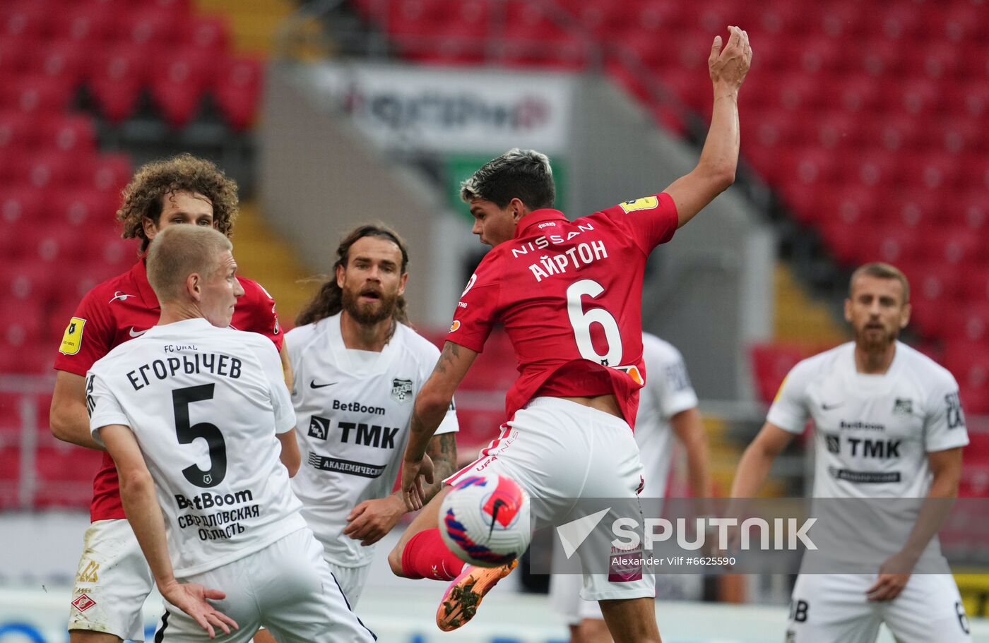 Russia Soccer Premier-League Spartak - Ural