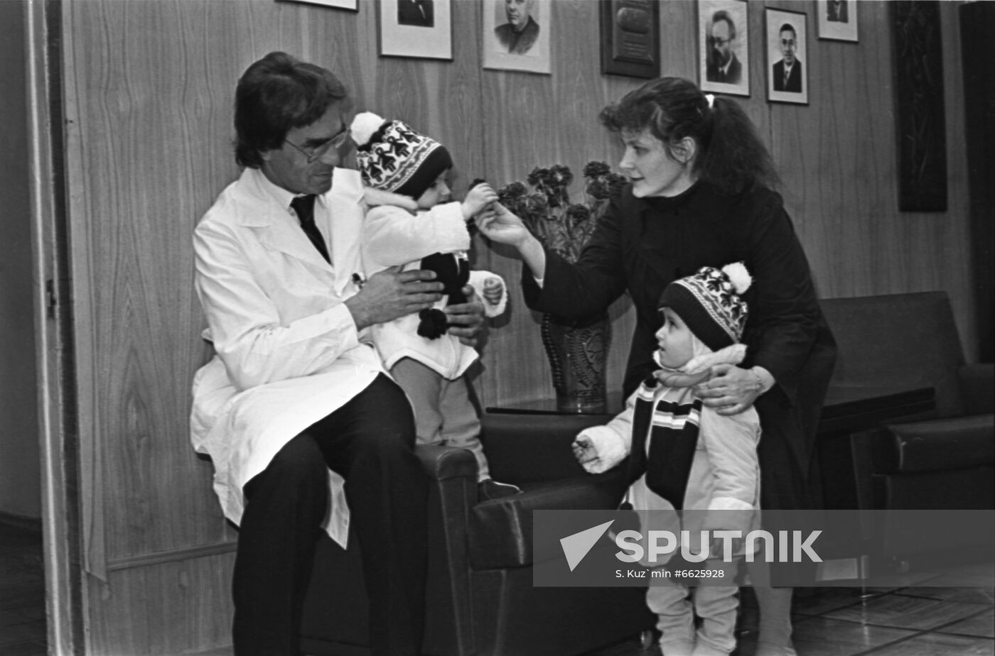 Separated conjoined twins Vilija and Vitalija Tamuleviciute