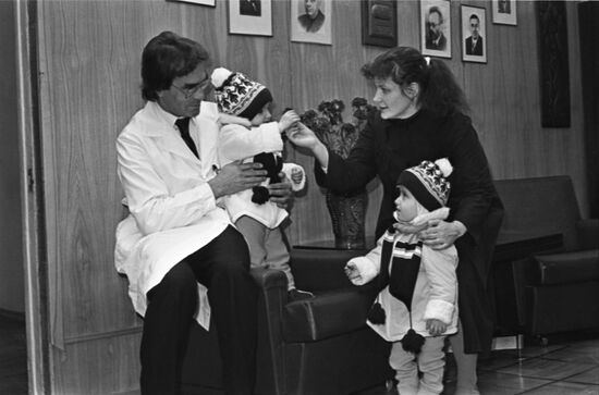 Separated conjoined twins Vilija and Vitalija Tamuleviciute