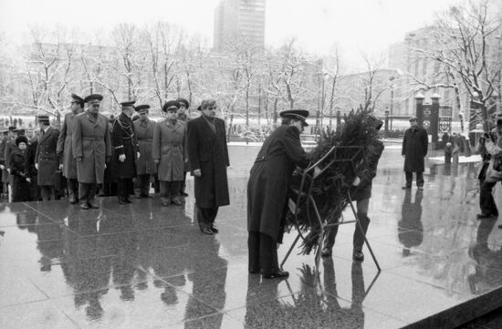 French Minister of Defense Jean-Pierre Chevenement visits USSR