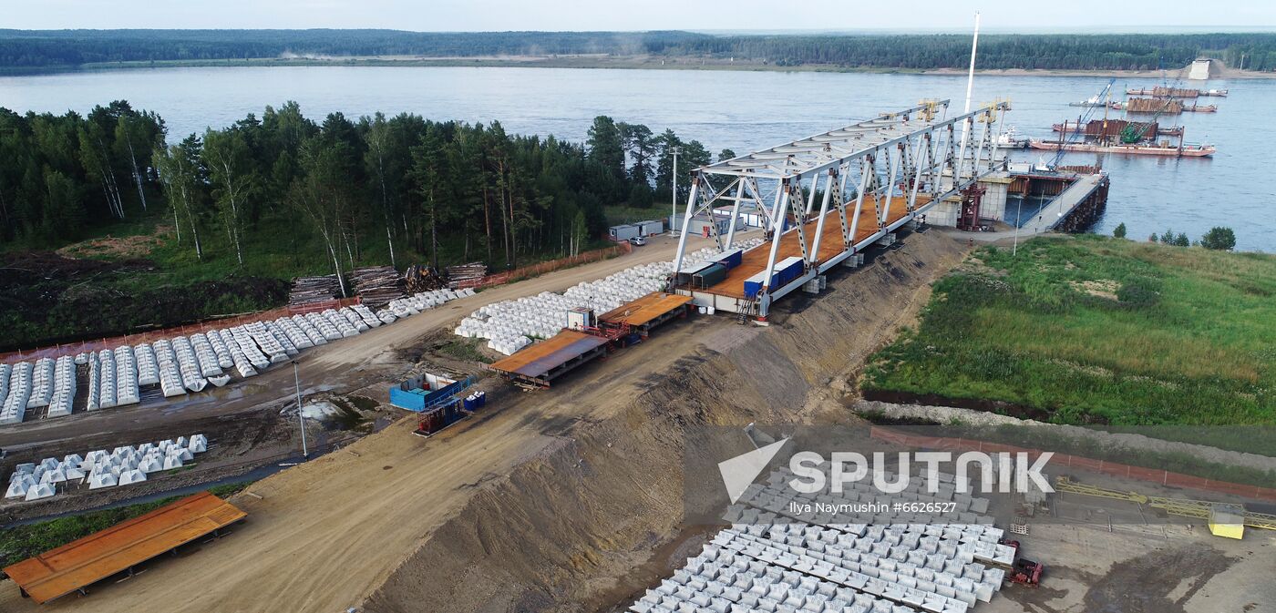 Russia Siberia Bridge Сonstruction