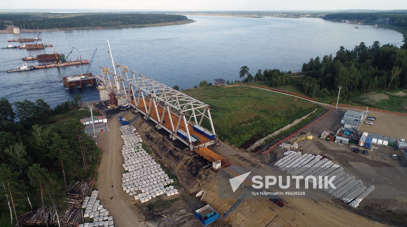 Russia Siberia Bridge Сonstruction