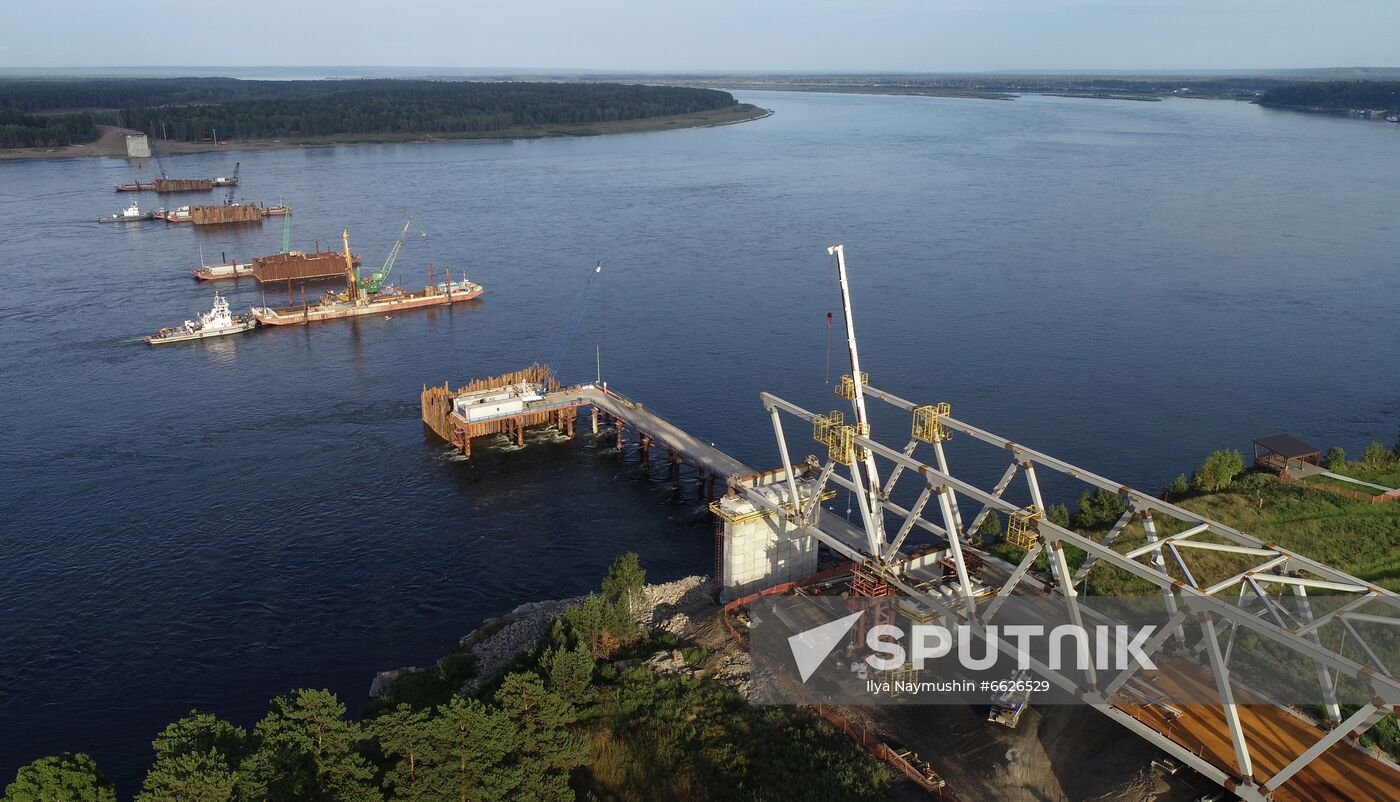 Russia Siberia Bridge Сonstruction