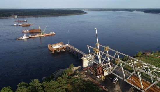 Russia Siberia Bridge Сonstruction