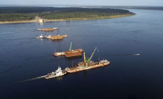 Russia Siberia Bridge Сonstruction