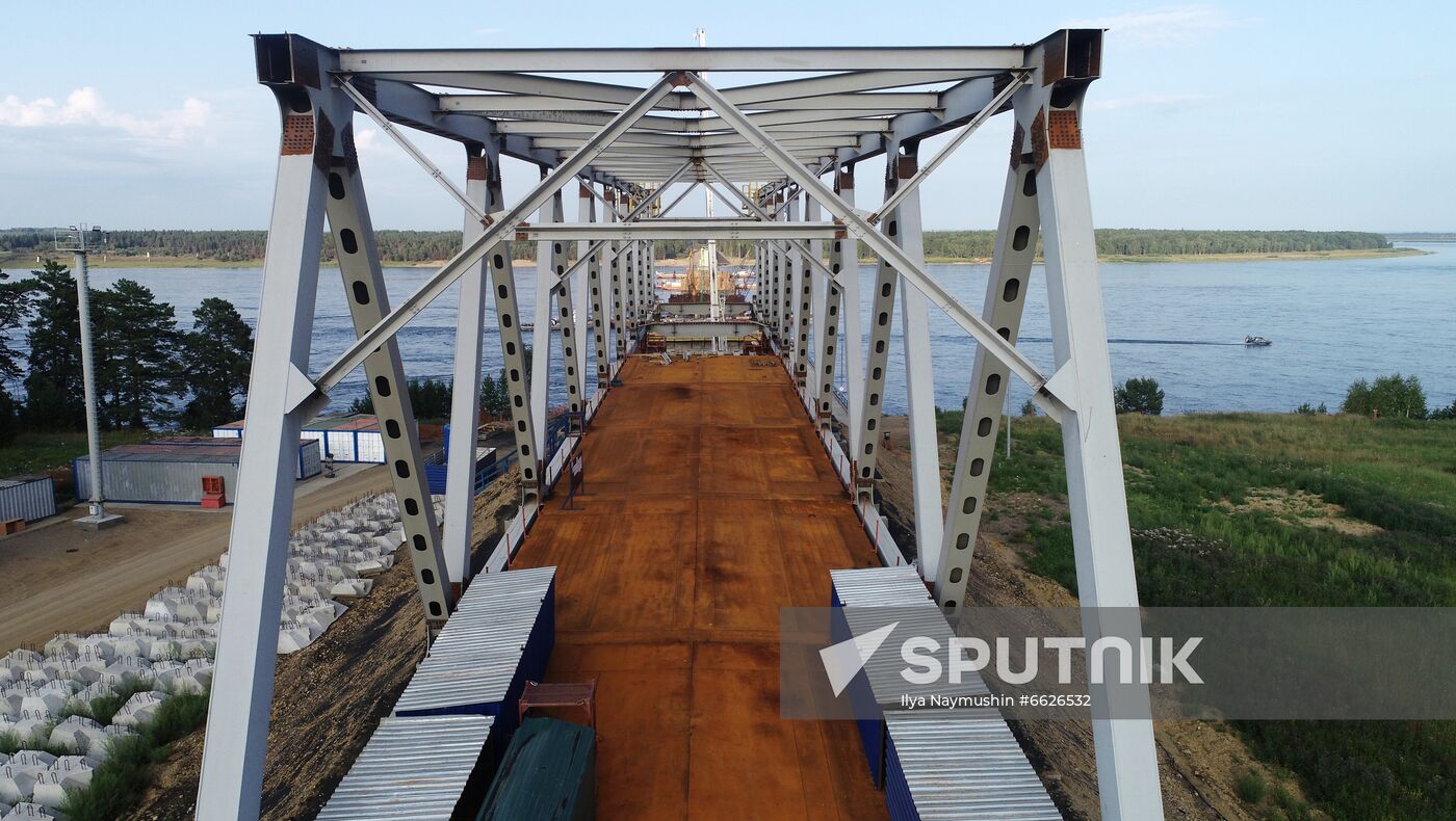 Russia Siberia Bridge Сonstruction