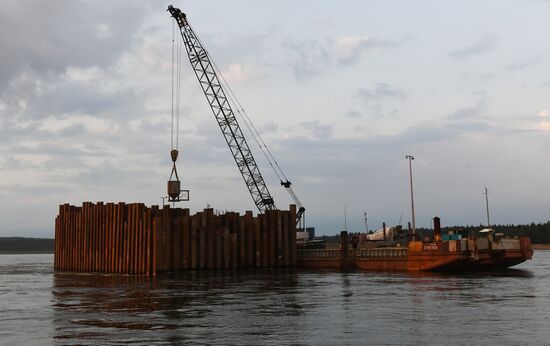 Russia Siberia Bridge Сonstruction