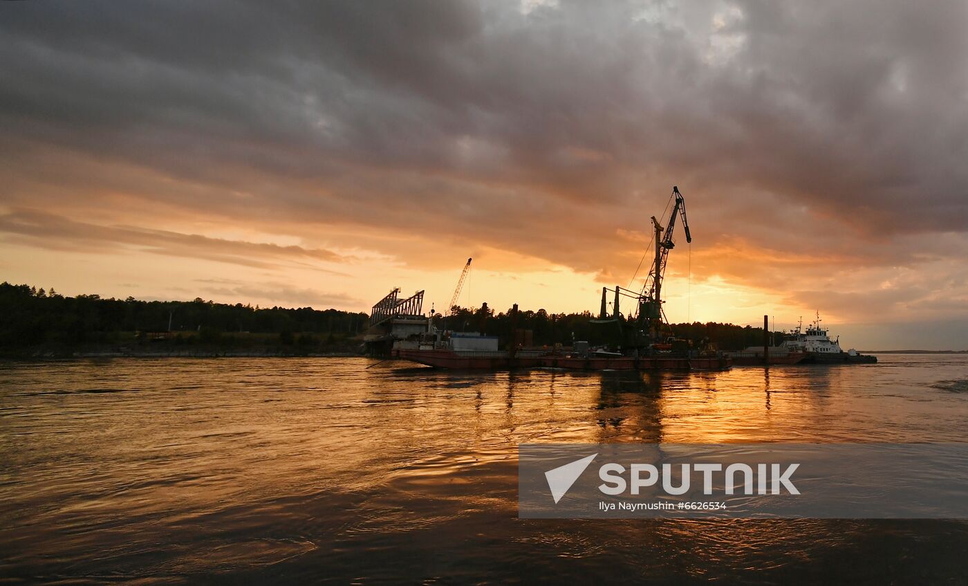 Russia Siberia Bridge Сonstruction