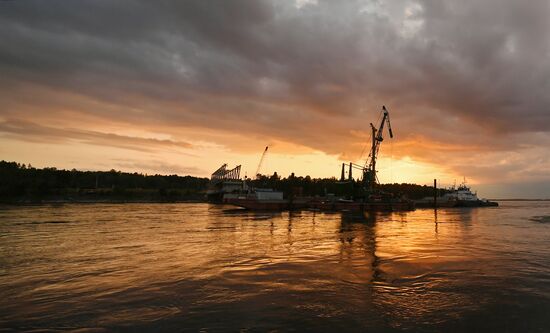 Russia Siberia Bridge Сonstruction