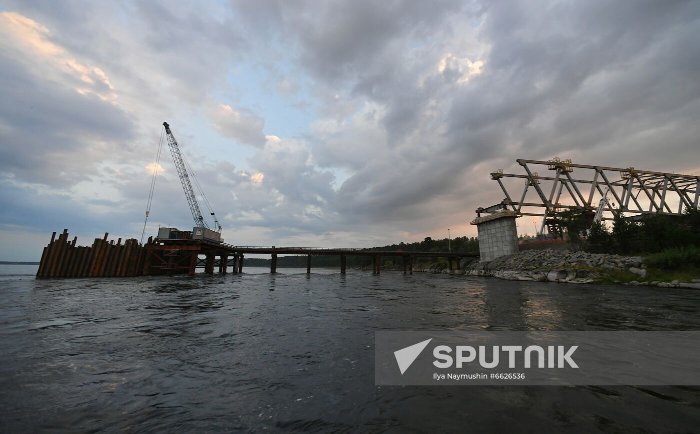 Russia Siberia Bridge Сonstruction