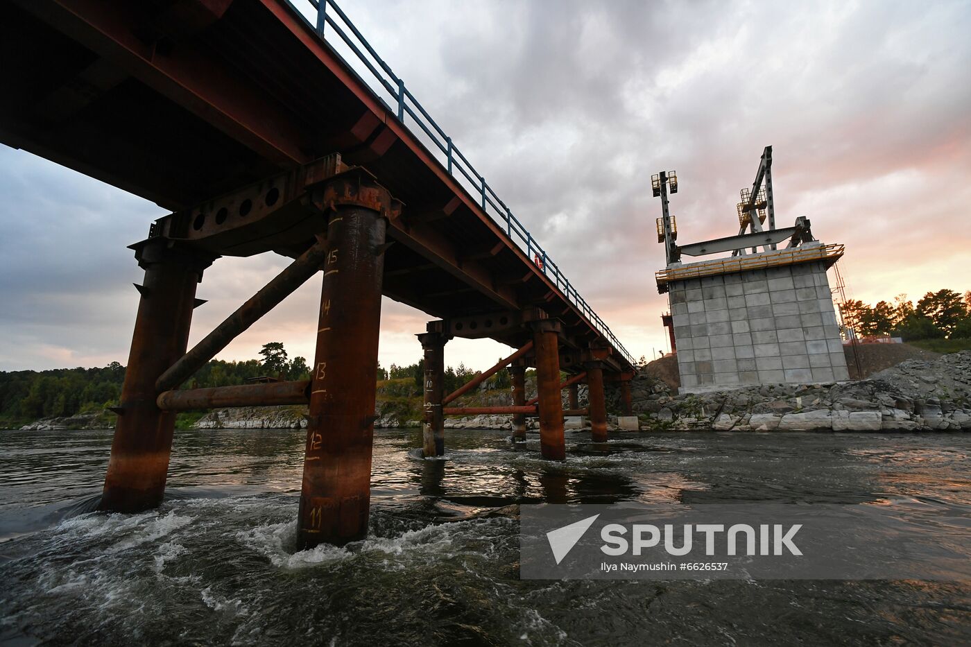 Russia Siberia Bridge Сonstruction