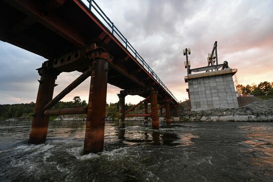 Russia Siberia Bridge Сonstruction