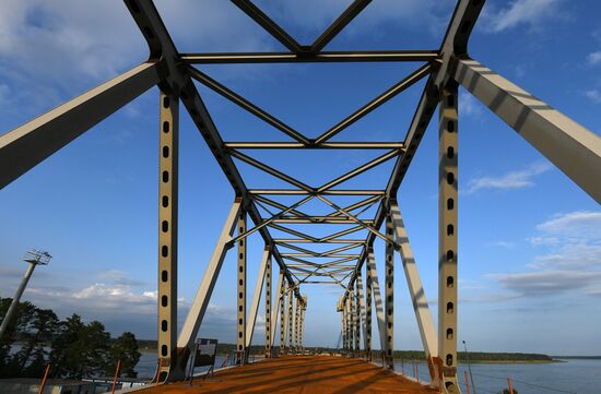 Russia Siberia Bridge Сonstruction