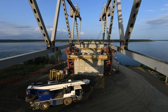 Russia Siberia Bridge Сonstruction