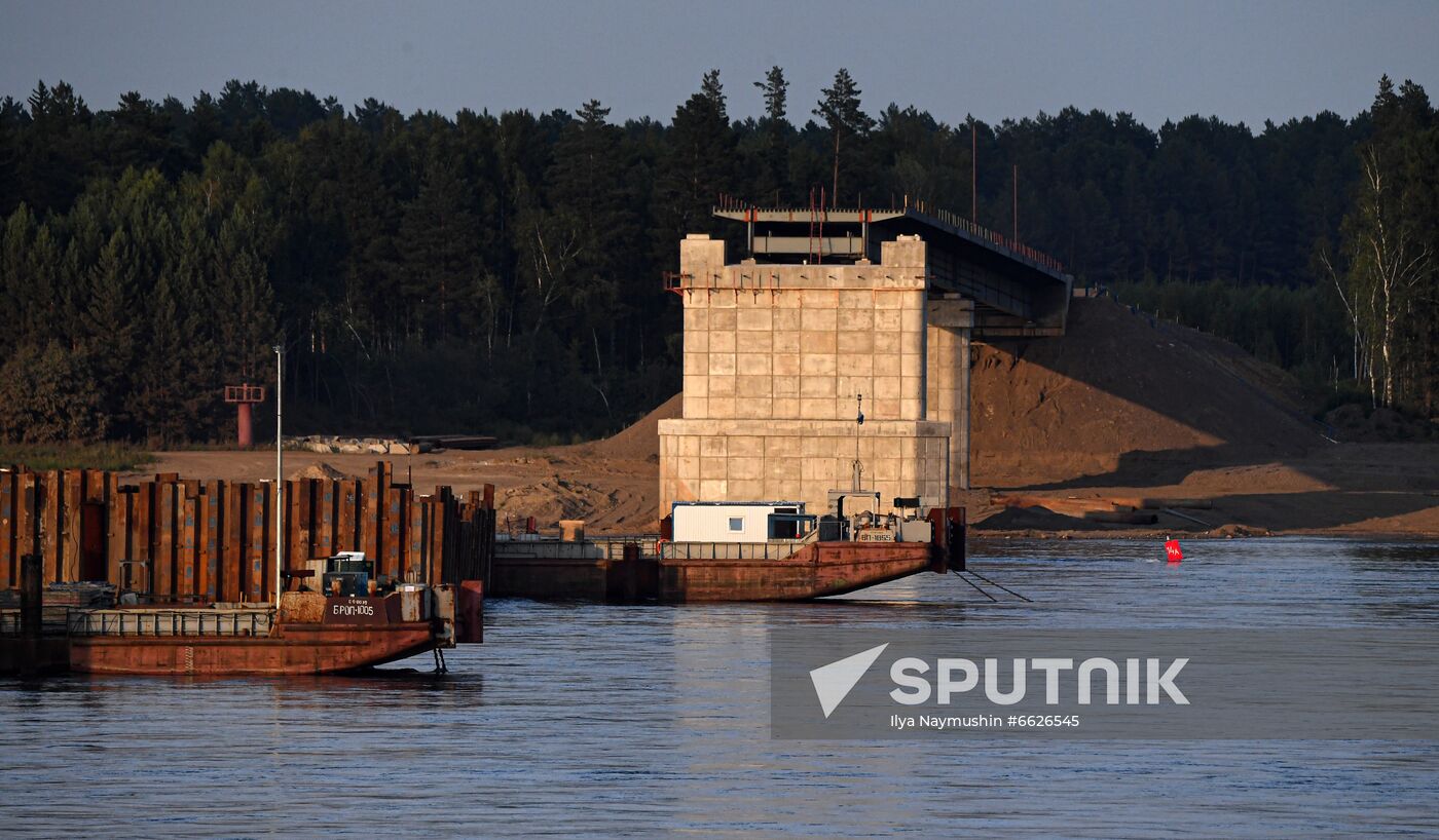 Russia Siberia Bridge Сonstruction